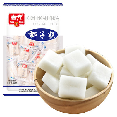 椰香沁心，海島滋味——春光食品200g*2袋裝海南特產椰子糕推薦